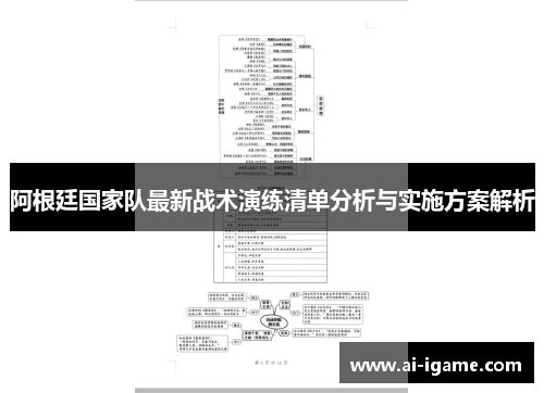 阿根廷国家队最新战术演练清单分析与实施方案解析